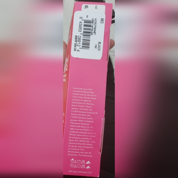 NWT - SPANX - Micro-fishnet mid-thigh tights. - Picture 3 of 6